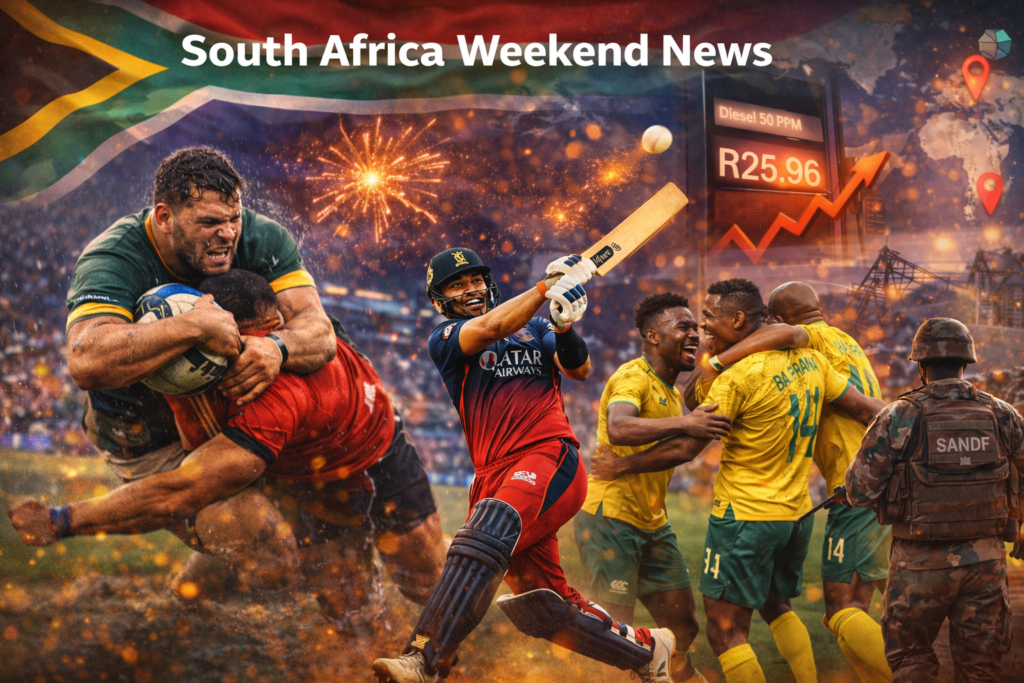 South Africa weekend news